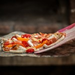 Wood burning pizza oven glamping Wales