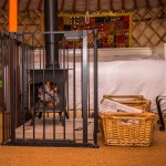 Warm comfortable yurts at our glamping site in South Wales