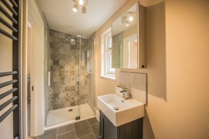 Ensuite bathroom Lake House holiday Wales