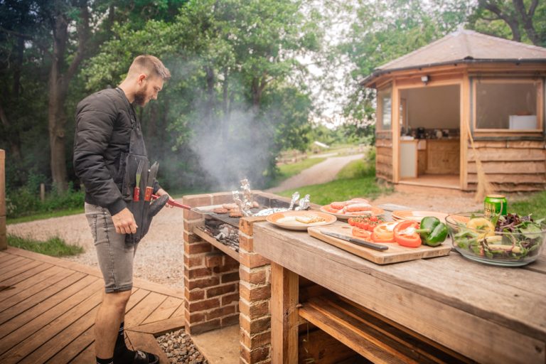 BBQ Near Yurt