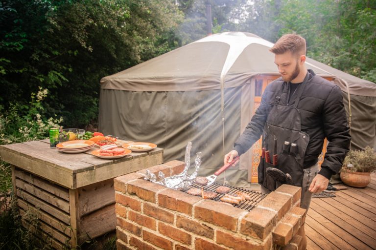 Glamping bbq