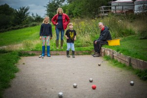 Games for the family glamping site Wye Valley Wales