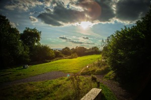 Views from our glamping site in South Wales