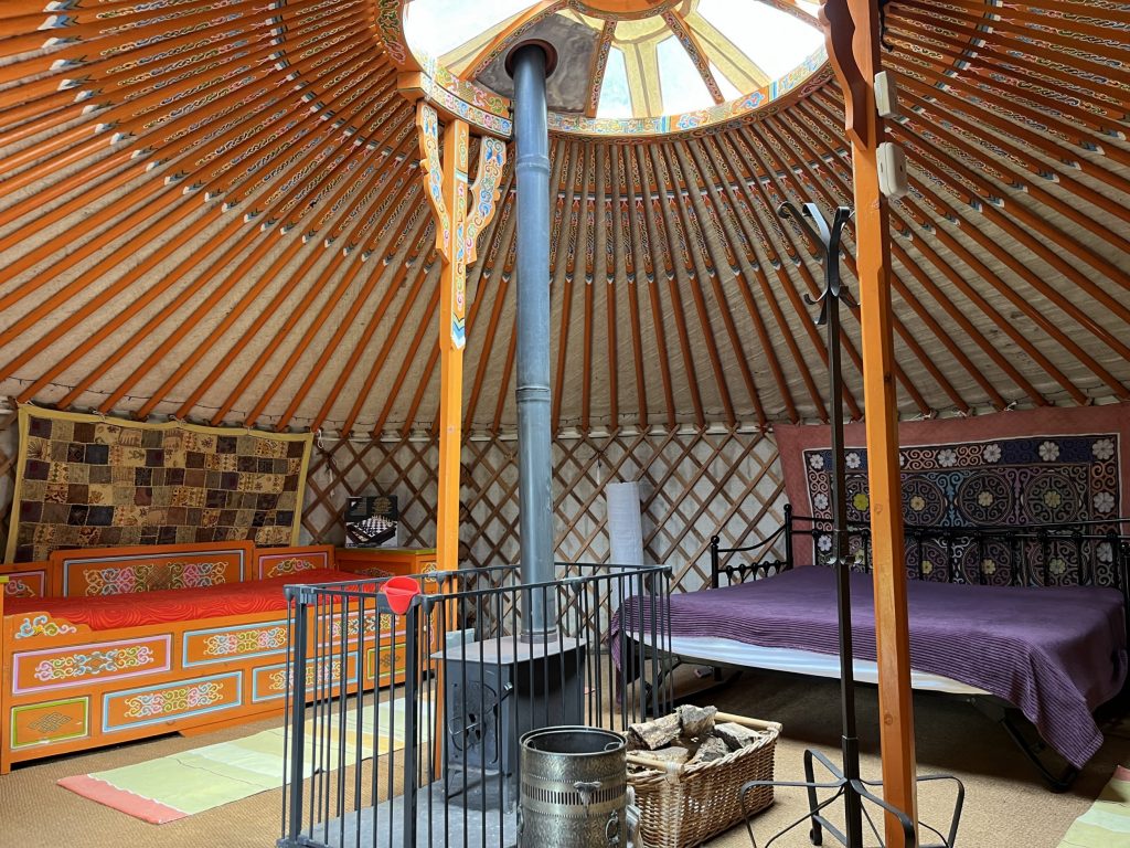 Yurt 2 interior orange