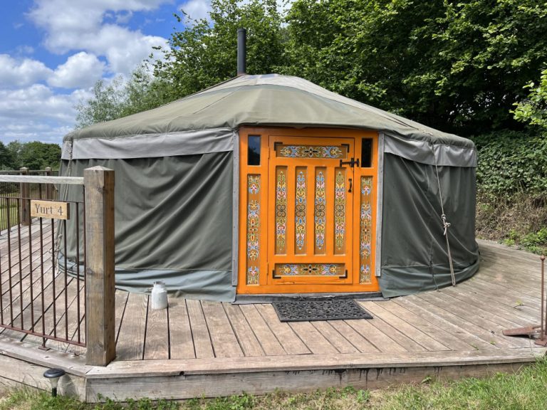 Yurt 4 deck and yurt