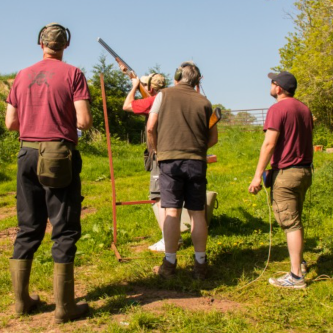 keepers lodge clay shoot in action