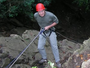 abseiling