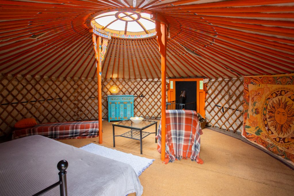 Yurt 4 interior with new layout 6