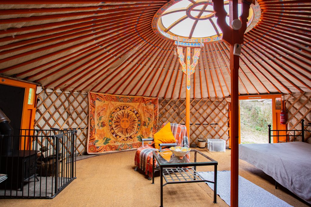 Yurt 4 interior with new layout 5