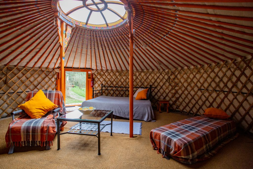 Yurt 4 interior with new layout 4