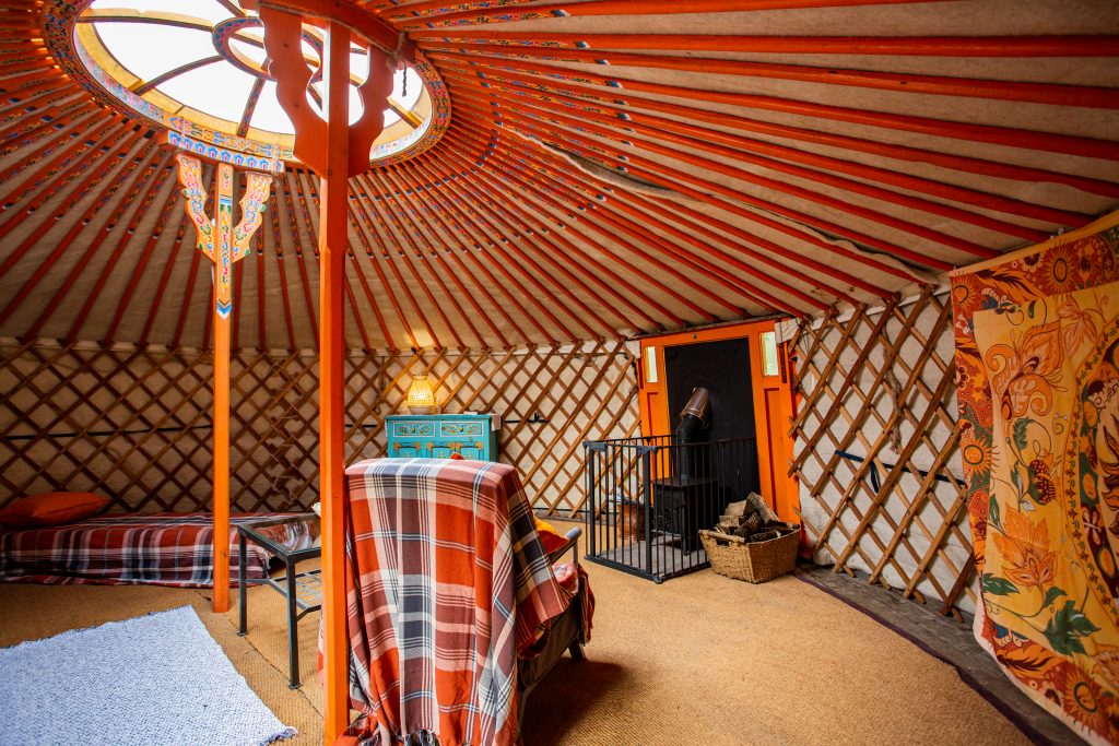 Yurt 4 interior with new layout 2