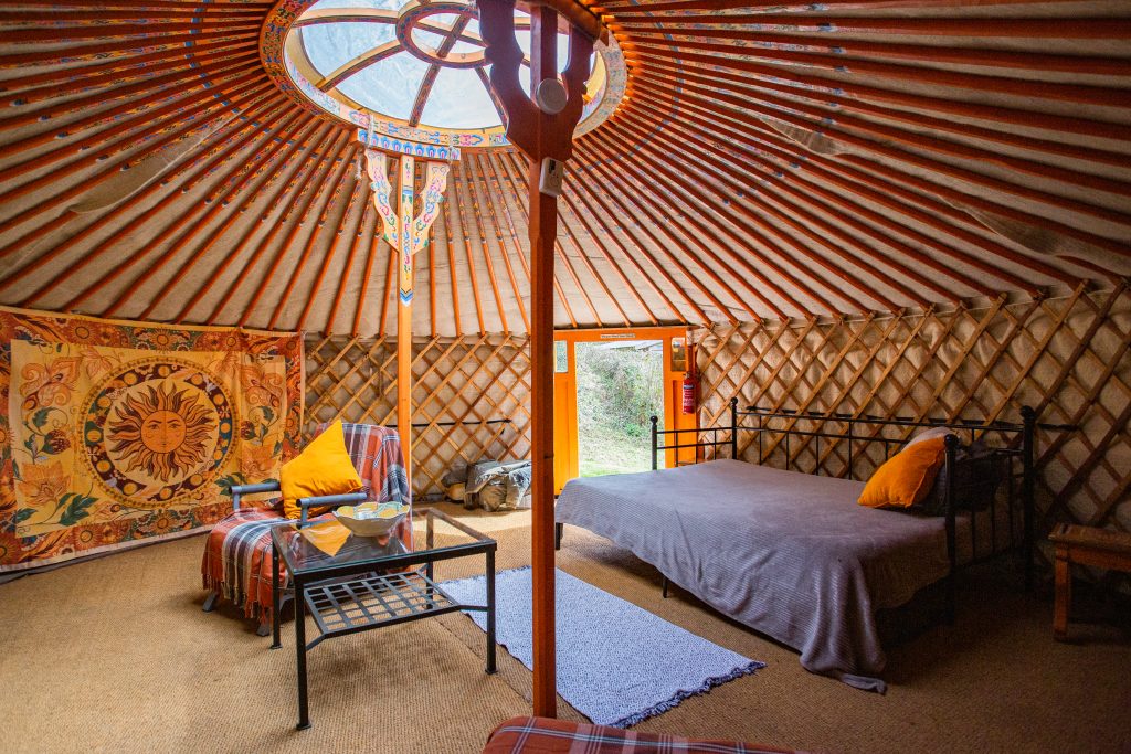 Yurt 4 interior with new layout